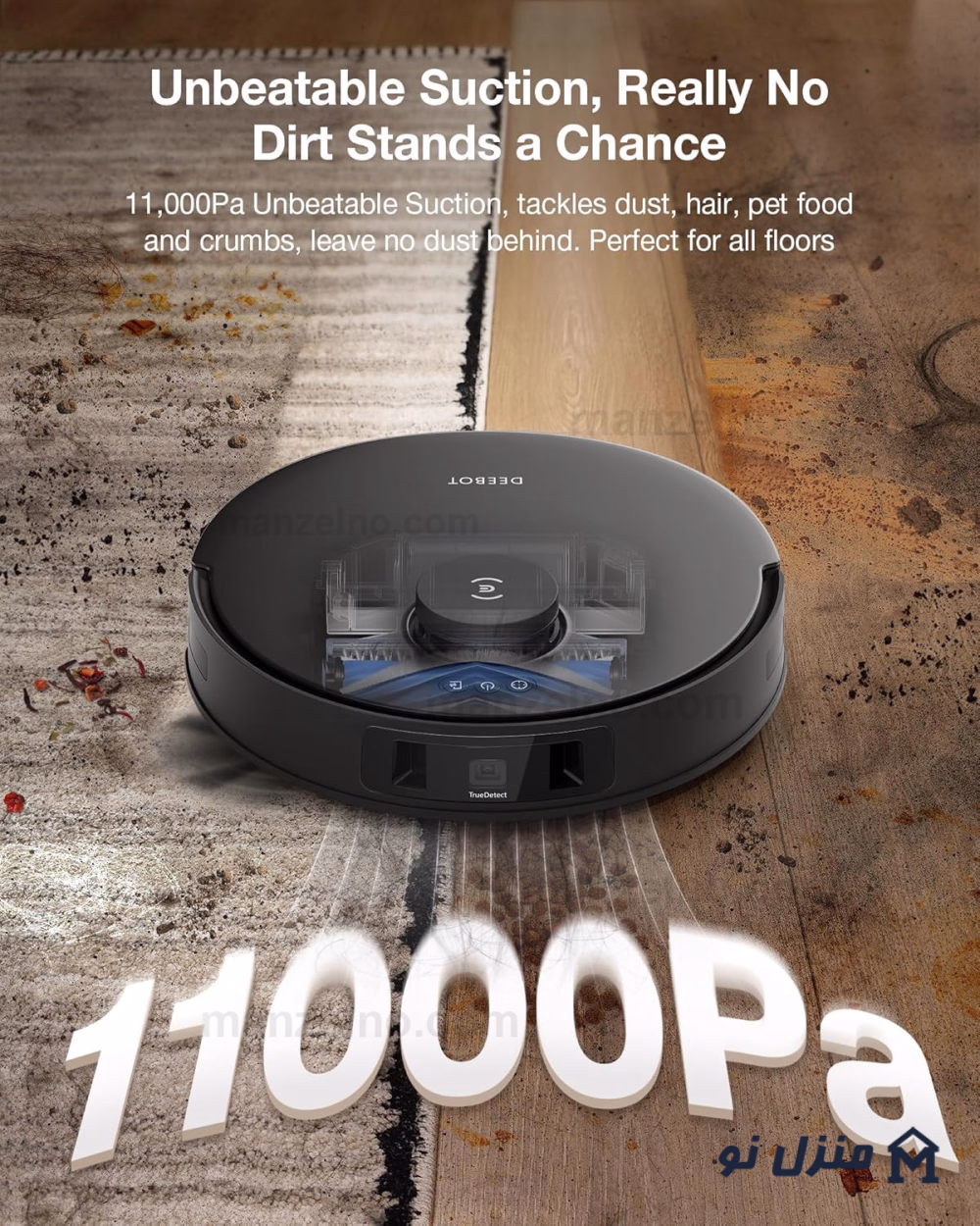  محصول 7 تصویر شماره جارو رباتیک هوشمند برند اکووکس مدل Ecovacs T30 Combo COMPLETE 