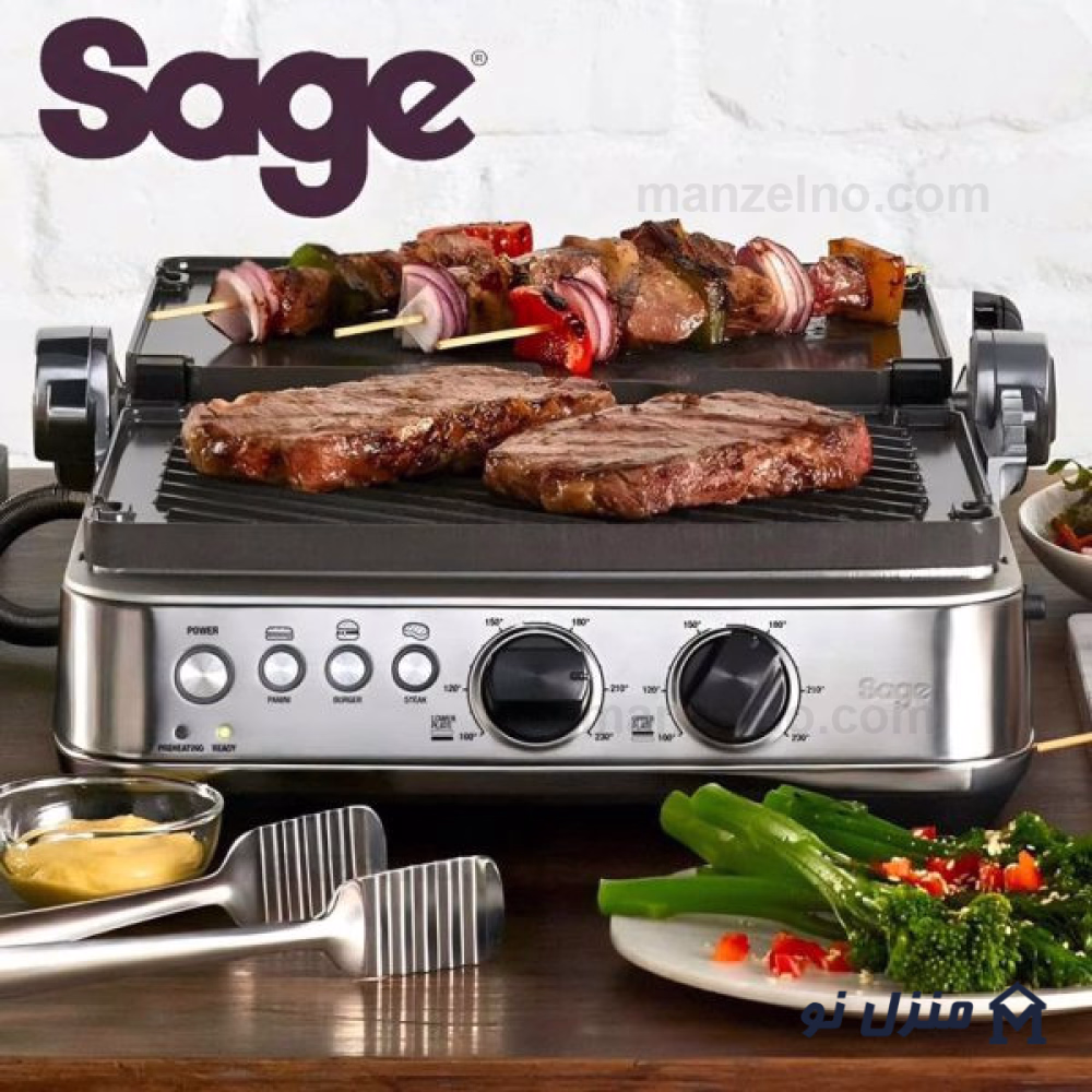  محصول 5 تصویر شماره گریل و باربیکیو برند سیج مدل Sage SGR700BSS 