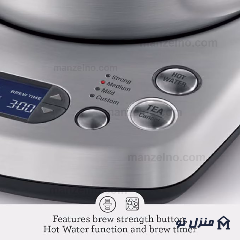  محصول 2 تصویر شماره چای ساز و دمنوش ساز آسانسوری دیجیتال حرفه ای سیج Sage STM800BSS 