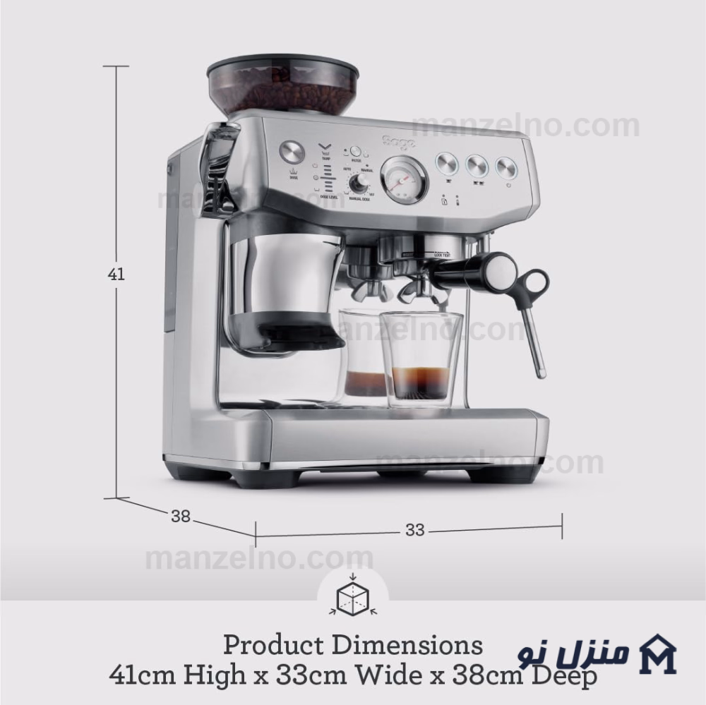  محصول 10 تصویر شماره اسپرسو آسیاب دار سیج Sage SES876BSS 