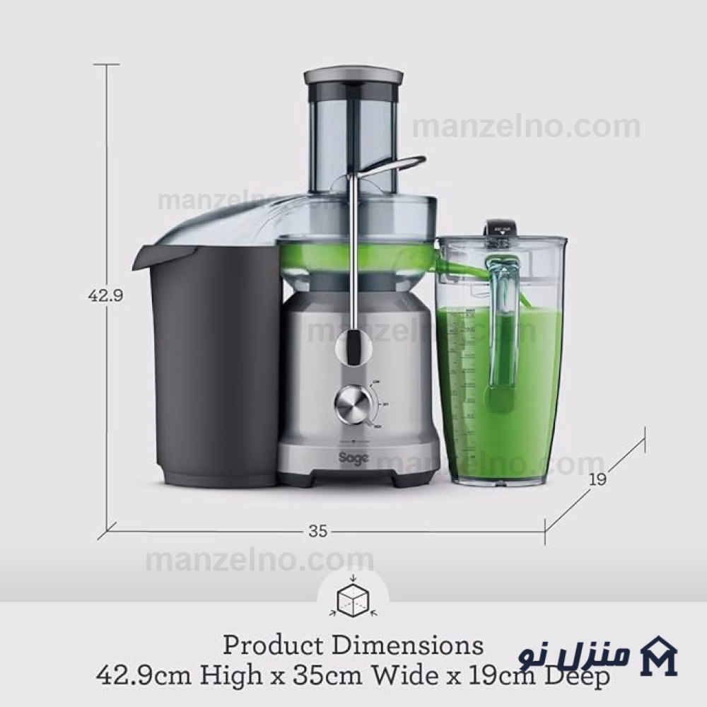  محصول 3 تصویر شماره آبمیوه گیری فوق حرفه ای پیشرفته برند سیج Sage BJE430SILUK 