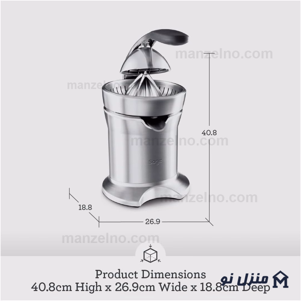  محصول 5 تصویر شماره آب مرکبات گیری فوق پیشرفته اهرمی برند سیج Sage SCP800BAL 