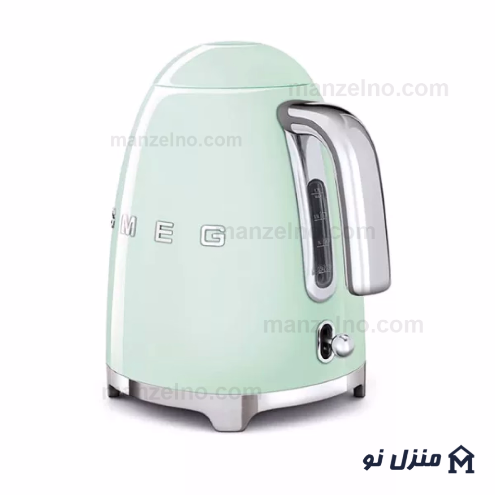  محصول 2 تصویر شماره کتری برقی اسمگ رنگ سبز پاستیلی مدل KLF03PG 