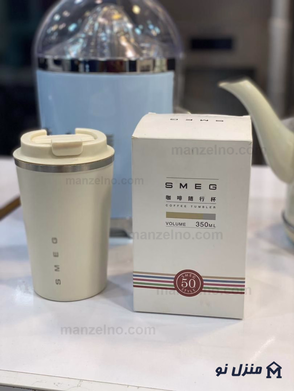  محصول 4 تصویر شماره تراول ماگ اسمگ SMEG coffee cup 350ml 