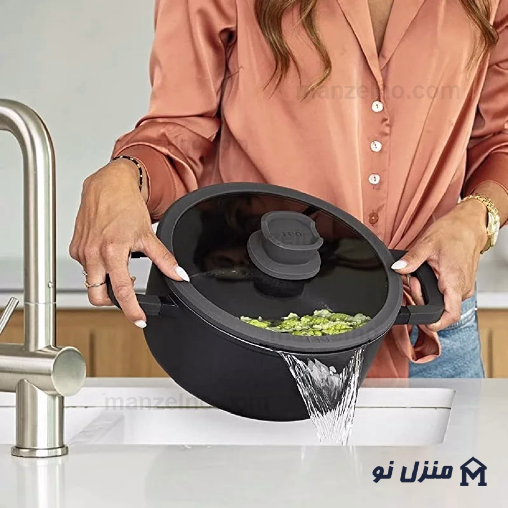  محصول 5 تصویر شماره ست قابلمه 11 پارچه برگهوف مدل لئو BergHoff Leo Cookware Forest Set 