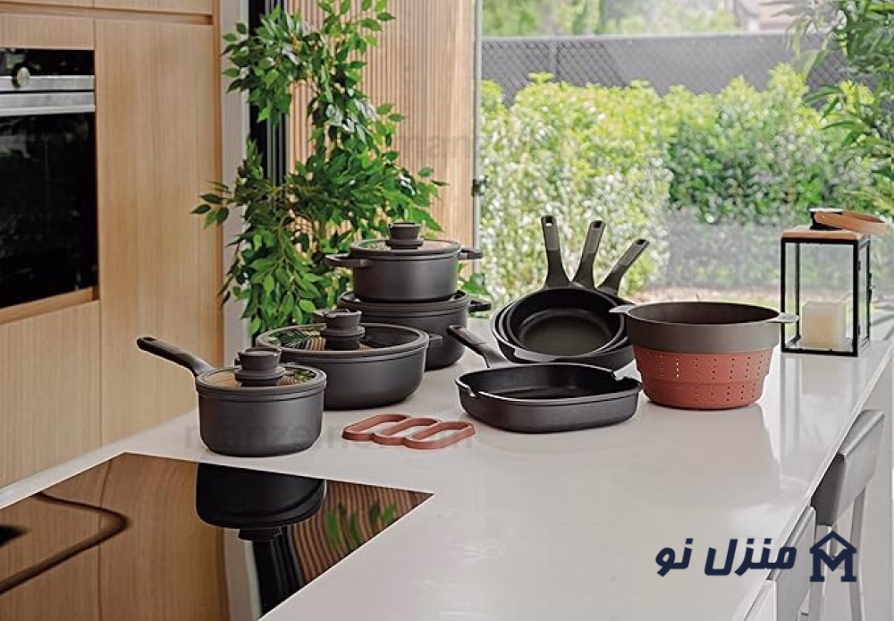  محصول 10 تصویر شماره ست قابلمه 11 پارچه برگهوف مدل لئو BergHoff Leo Cookware Forest Set 