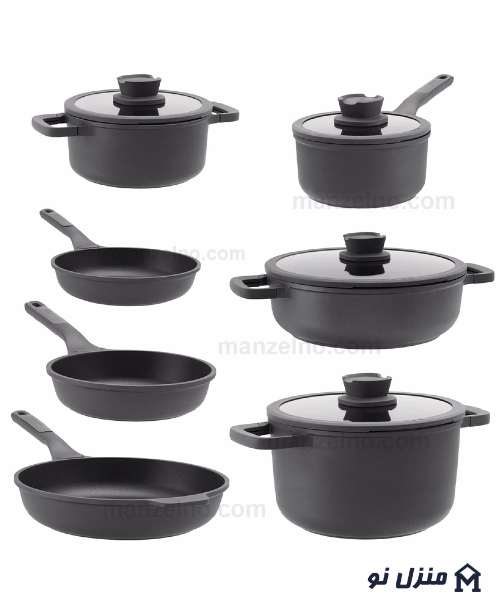  محصول 1 تصویر شماره ست قابلمه 11 پارچه برگهوف مدل لئو BergHoff Leo Cookware Forest Set 