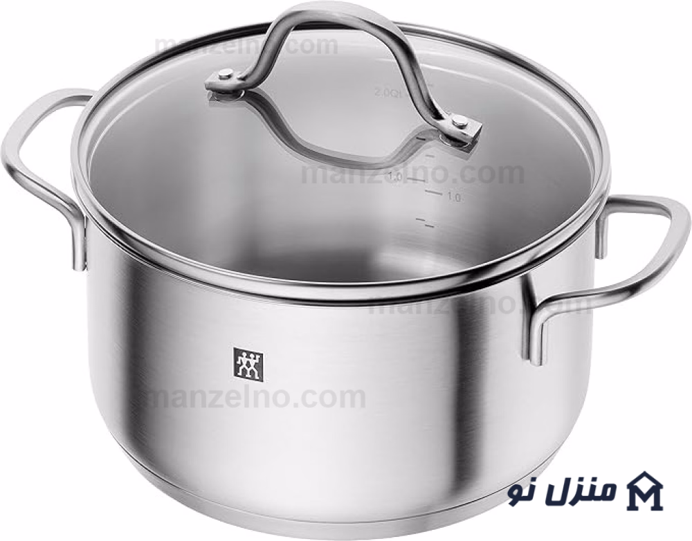  محصول 2 تصویر شماره سرویس قابلمه استیل ۵ تکه ( ۹ پارچه ) برند زولینگ آلمان مدل Zwilling TrueFlow 