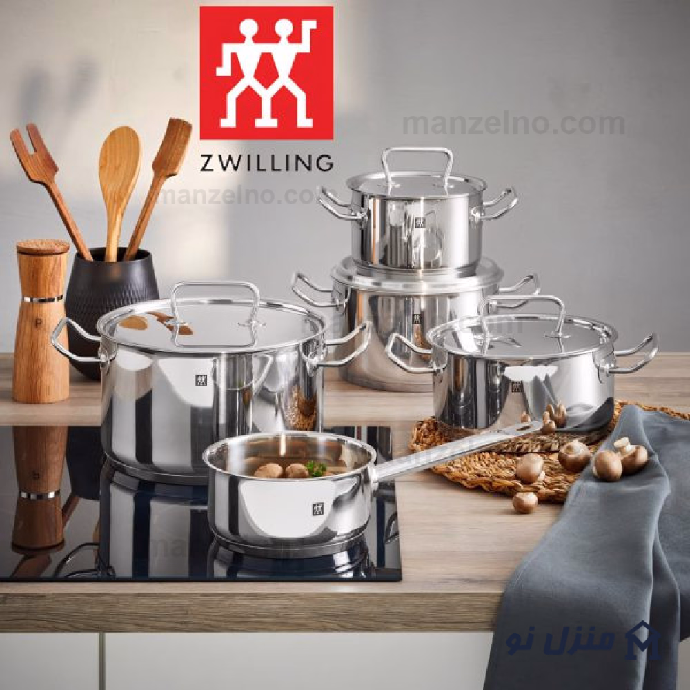  محصول 1 تصویر شماره سرویس قابلمه 9 پارچه استیل برند زولینگ مدل ZWILLING Twin Classic 