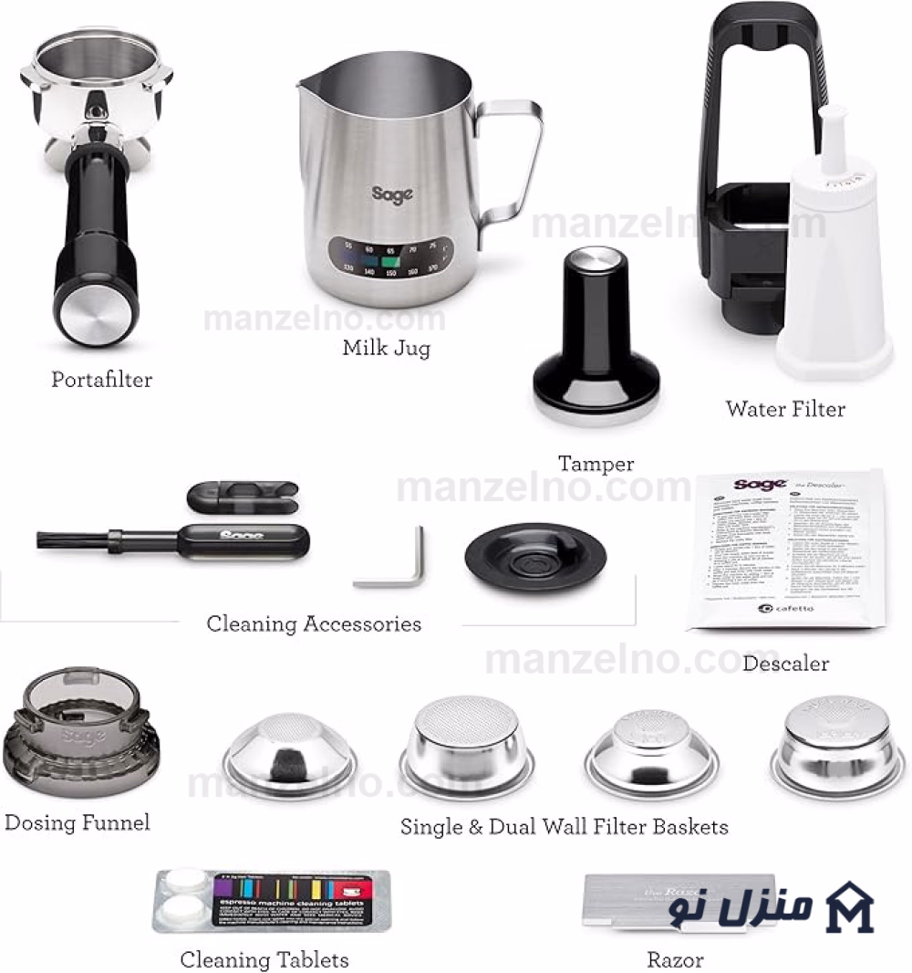  محصول 7 تصویر شماره اسپرسوساز برند سيج مدل SAGE BES870XL Espresso Maker 