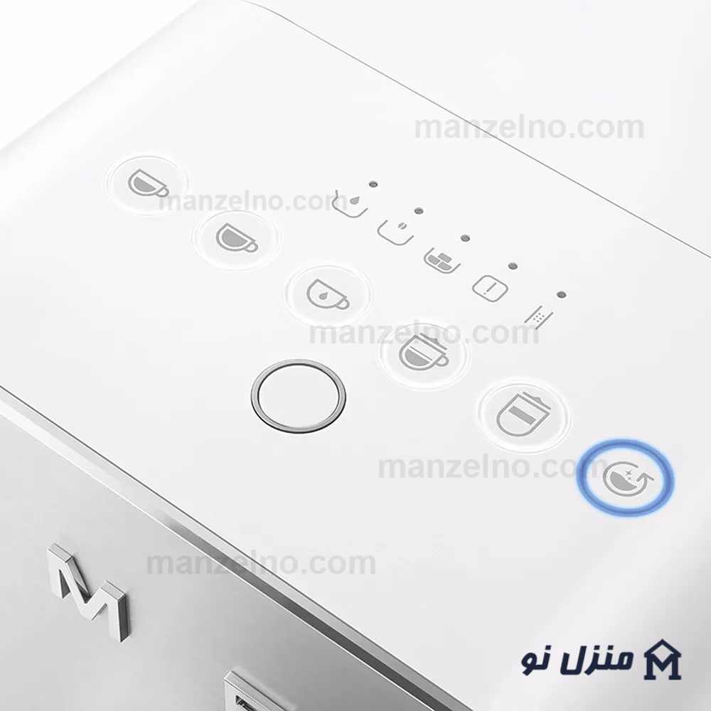  محصول 4 تصویر شماره اسپرسوساز اتوماتیک اسمگ رنگ سفید مات با مخزن شیر مدل BCC13 