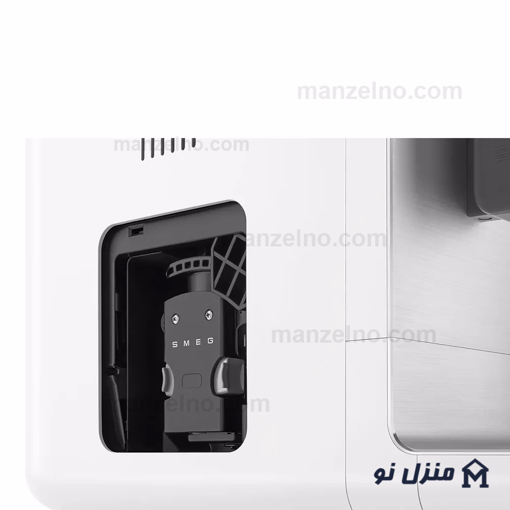  محصول 7 تصویر شماره اسپرسوساز اتوماتیک اسمگ رنگ سفید مات با مخزن شیر مدل BCC13 