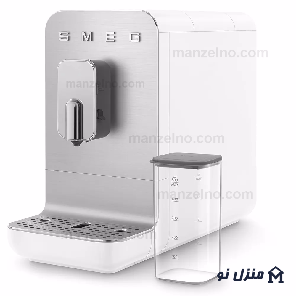  محصول 1 تصویر شماره اسپرسوساز اتوماتیک اسمگ رنگ سفید مات با مخزن شیر مدل BCC13 