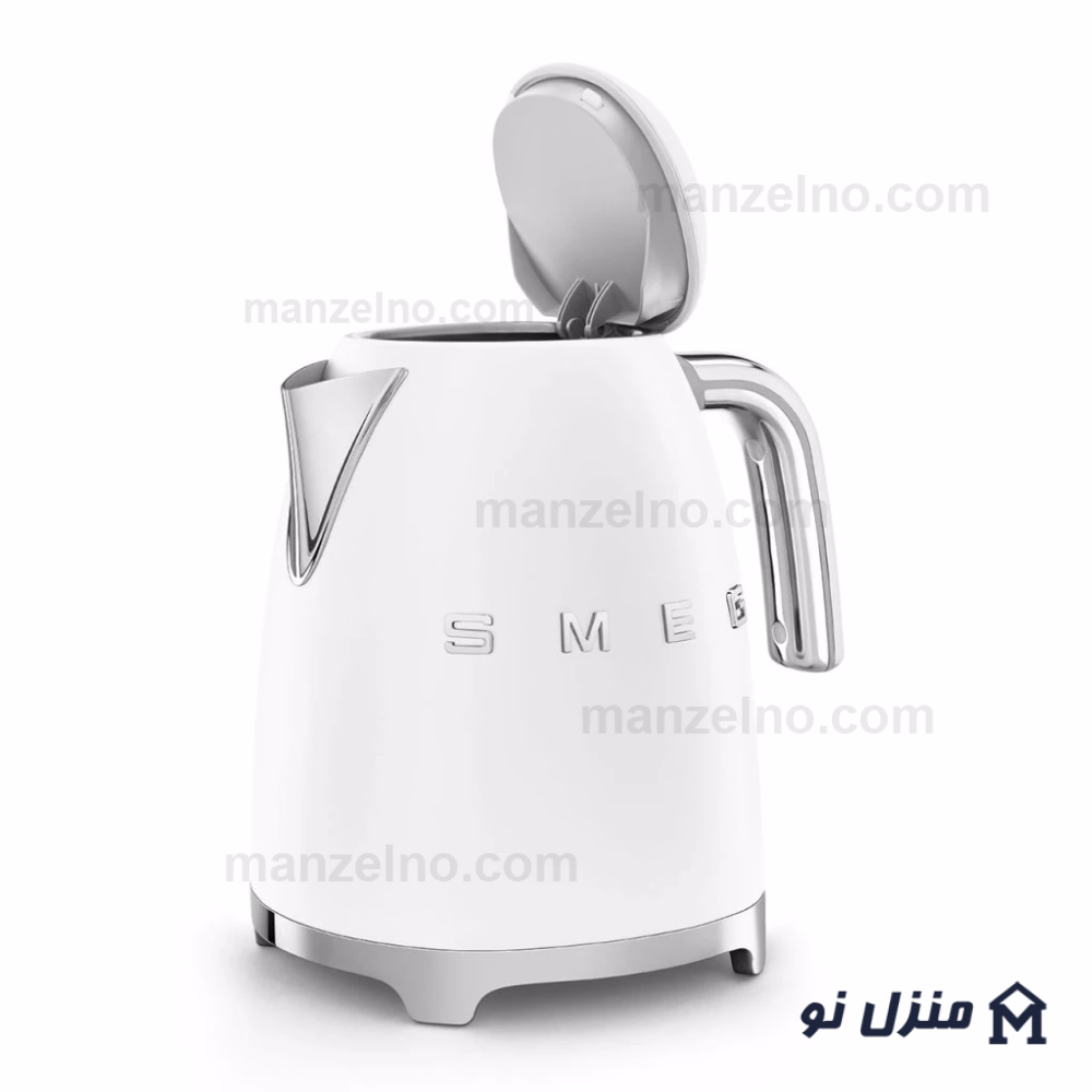  محصول 2 تصویر شماره کتری برقی اسمگ رنگ سفید مات مدل SMEG KLF03WHM 