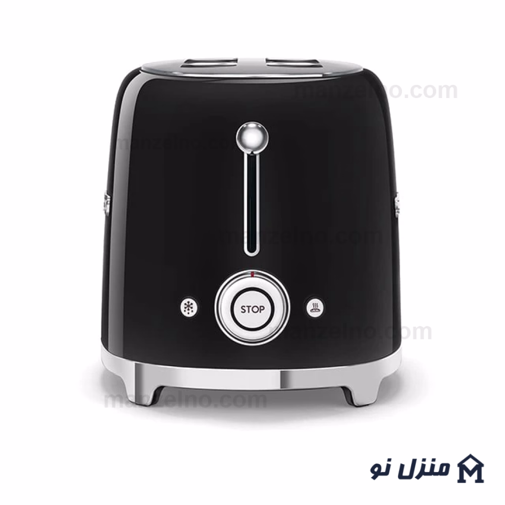  محصول 2 تصویر شماره توستر 2 اسلایس کوچک اسمگ رنگ مشکی مدل TSF01BL 