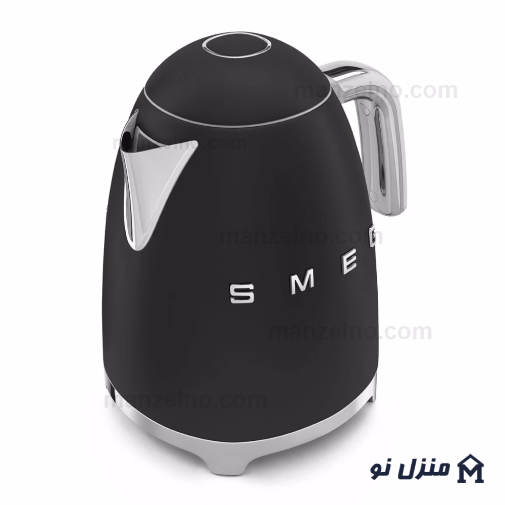  محصول 2 تصویر شماره کتری برقی اسمگ رنگ مشکی مات مدل smeg KLF03BLMEU 