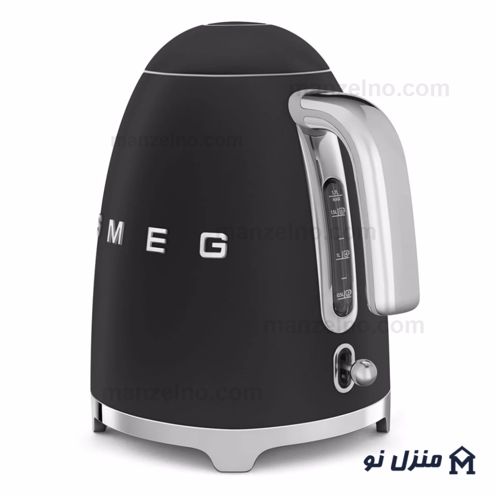  محصول 1 تصویر شماره کتری برقی اسمگ رنگ مشکی مات مدل smeg KLF03BLMEU 