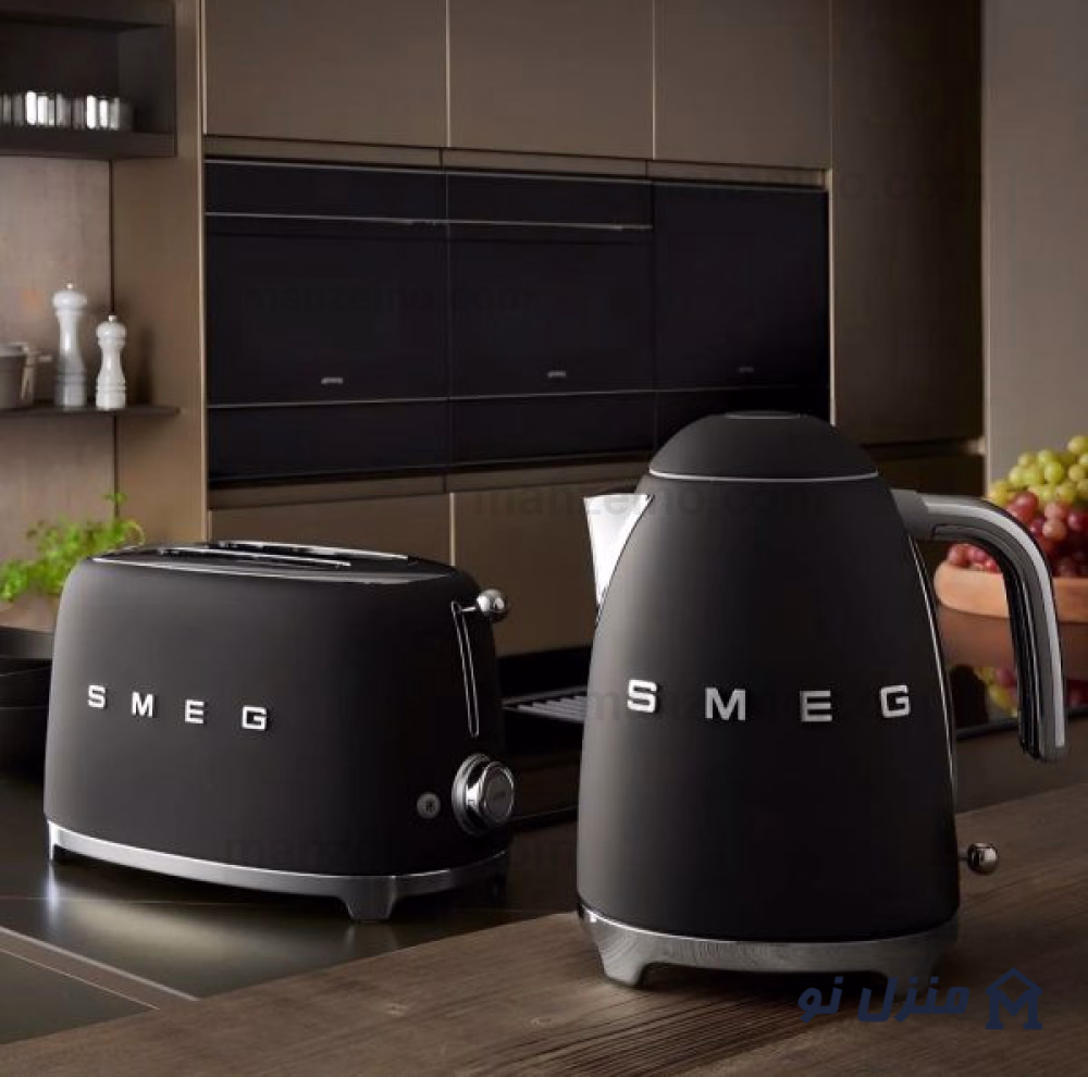  محصول 5 تصویر شماره کتری برقی اسمگ رنگ مشکی مات مدل smeg KLF03BLMEU 