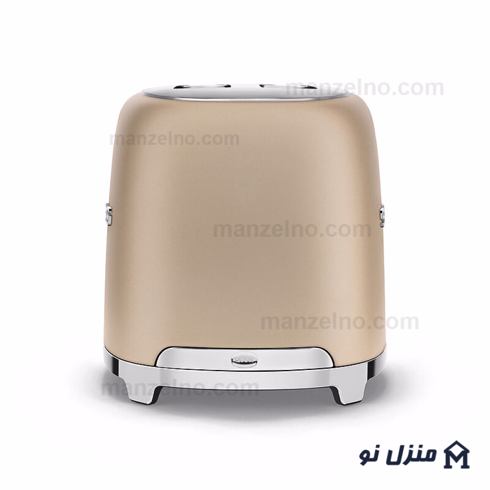  محصول 6 تصویر شماره توستر دو اسلایس اسمگ رنگ شامپاینی مات SMEG TSF01CHMUK 