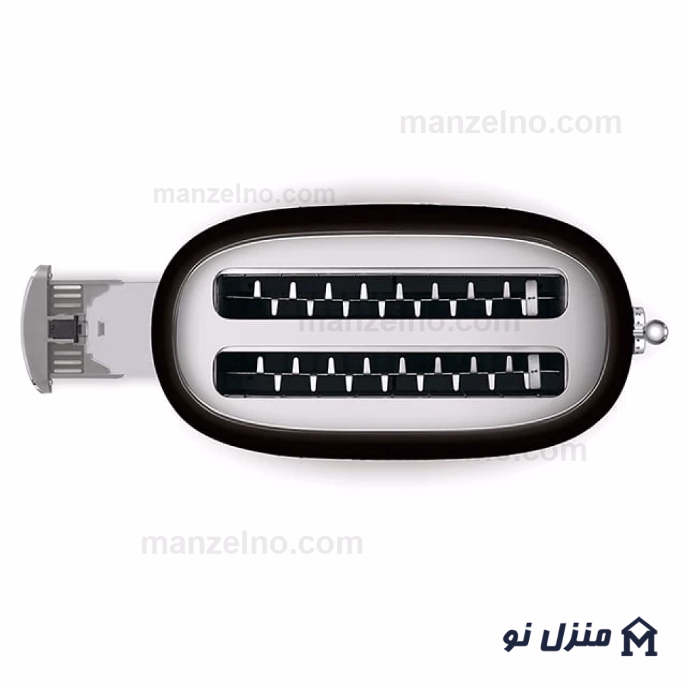  محصول 2 تصویر شماره توستر 2 اسلایس بزرگ اسمگ رنگ مشکی مدل TSF02BL 