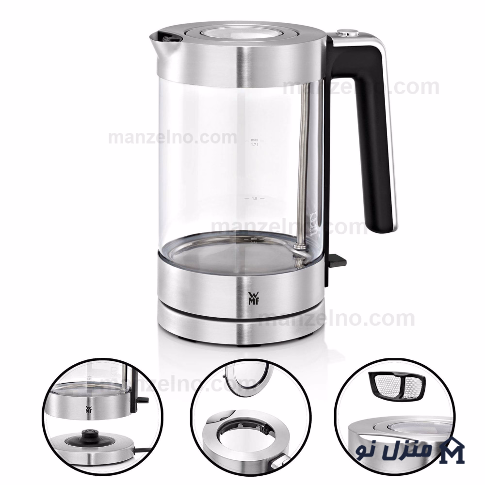  محصول 1 تصویر شماره کتری برقی دبلیو ام اف مدل WMF LONO glass 