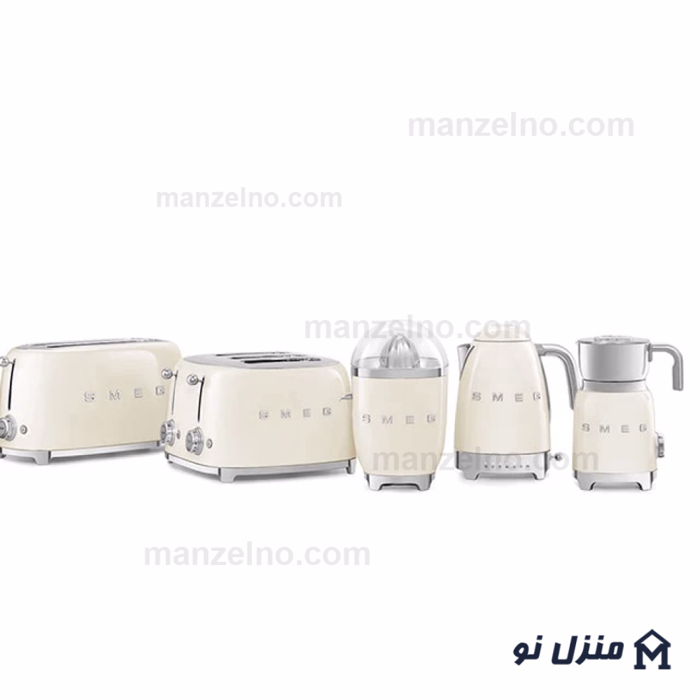  محصول 3 تصویر شماره توستر 2 اسلایس کوچک اسمگ رنگ کرم مدل TSF01CR 