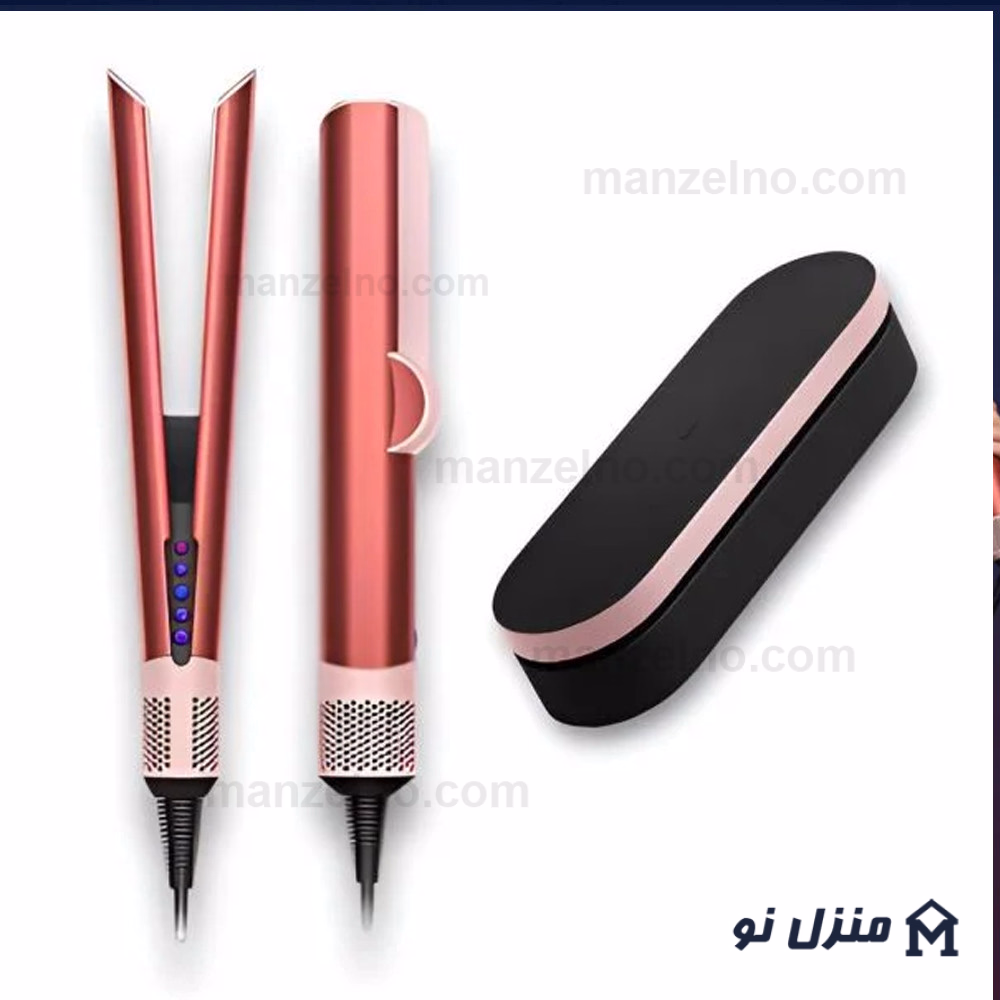  محصول 2 تصویر شماره اتو مو سشوار دایسون مدل Dyson Airstrait HT01 Strawberry Bronze/Blush Pink 