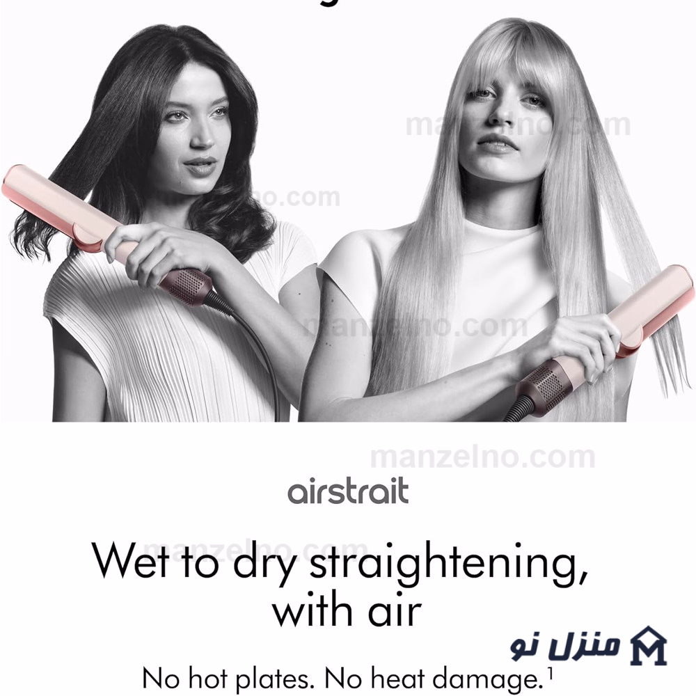  محصول 3 تصویر شماره اتو مو سشوار دایسون مدل Dyson Airstrait HT01 Jasper Plum 