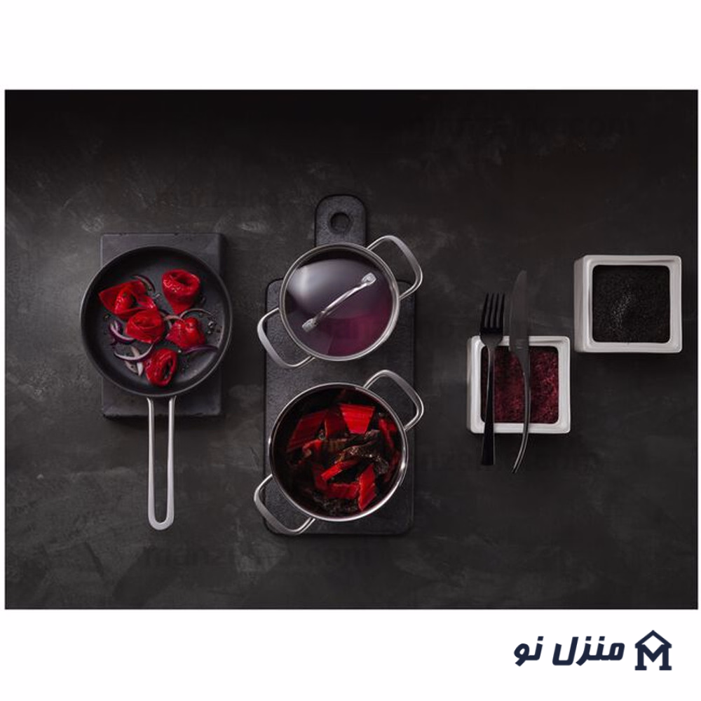  محصول 3 تصویر شماره سرویس قابلمه 3 پارچه زولینگ (تابه نچسب) مدل ZWILLING Pico 