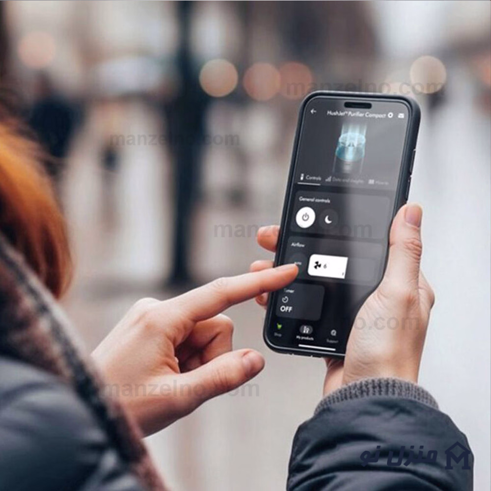  محصول 4 تصویر شماره دستگاه تصفیه هوا دایسون مدل هاش جت Dyson HushJet HJ10 رنگ سفید نقره‌ای 