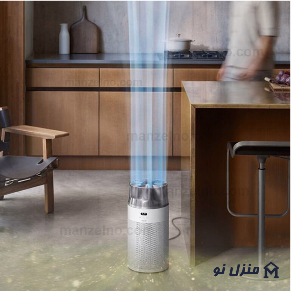  محصول 1 تصویر شماره دستگاه تصفیه هوا دایسون مدل هاش جت Dyson HushJet HJ10 رنگ سفید نقره‌ای 