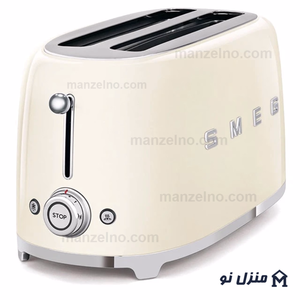  محصول 1 تصویر شماره توستر 2 اسلایس بزرگ اسمگ رنگ کرم مدل TSF02CR 