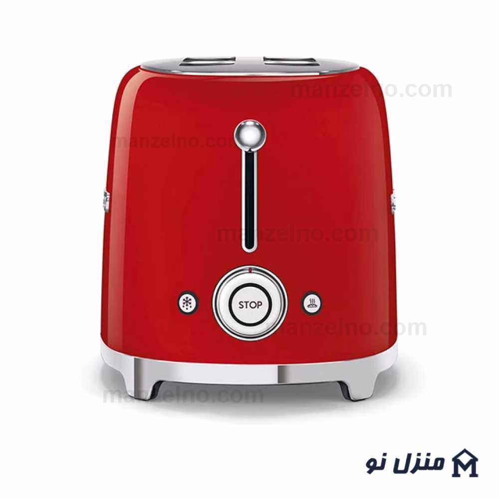  محصول 2 تصویر شماره توستر 2 اسلایس کوچک اسمگ رنگ قرمز مدل TSF01RD 