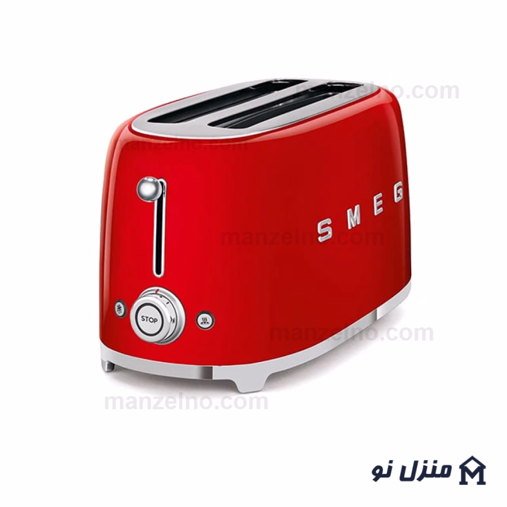  محصول 1 تصویر شماره توستر 2 اسلایس بزرگ اسمگ رنگ قرمز مدل TSF02RD 