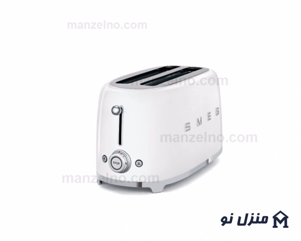  محصول 1 تصویر شماره توستر 2 اسلایس بزرگ اسمگ رنگ سفید مدل TSF02WH 
