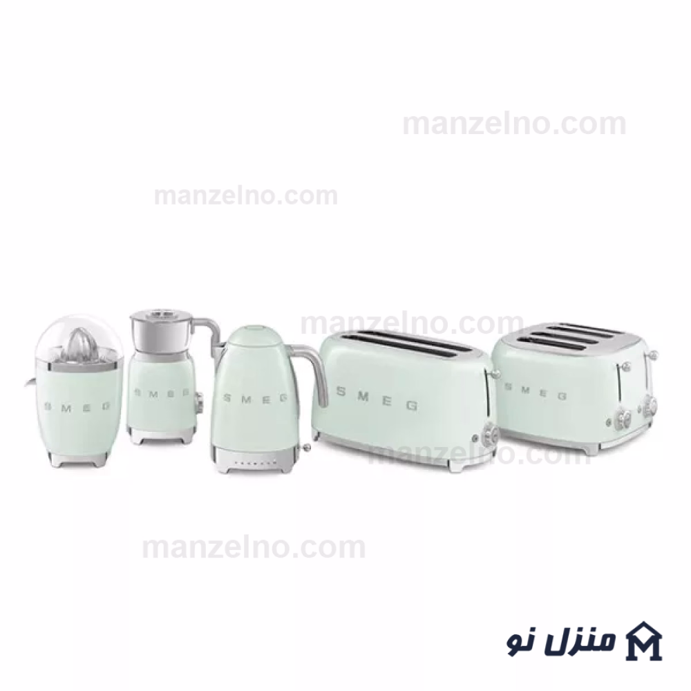  محصول 3 تصویر شماره توستر 2 اسلایس بزرگ اسمگ رنگ سبز پاستیلی مدل TSF02PG 