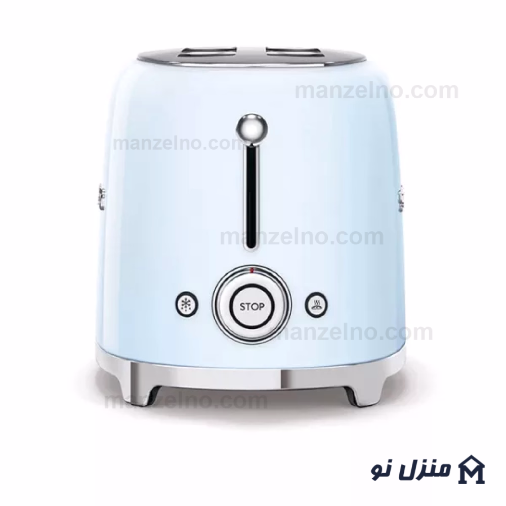  محصول 3 تصویر شماره توستر 2 اسلایس کوچک اسمگ رنگ آبی پاستیلی مدل TSF01 