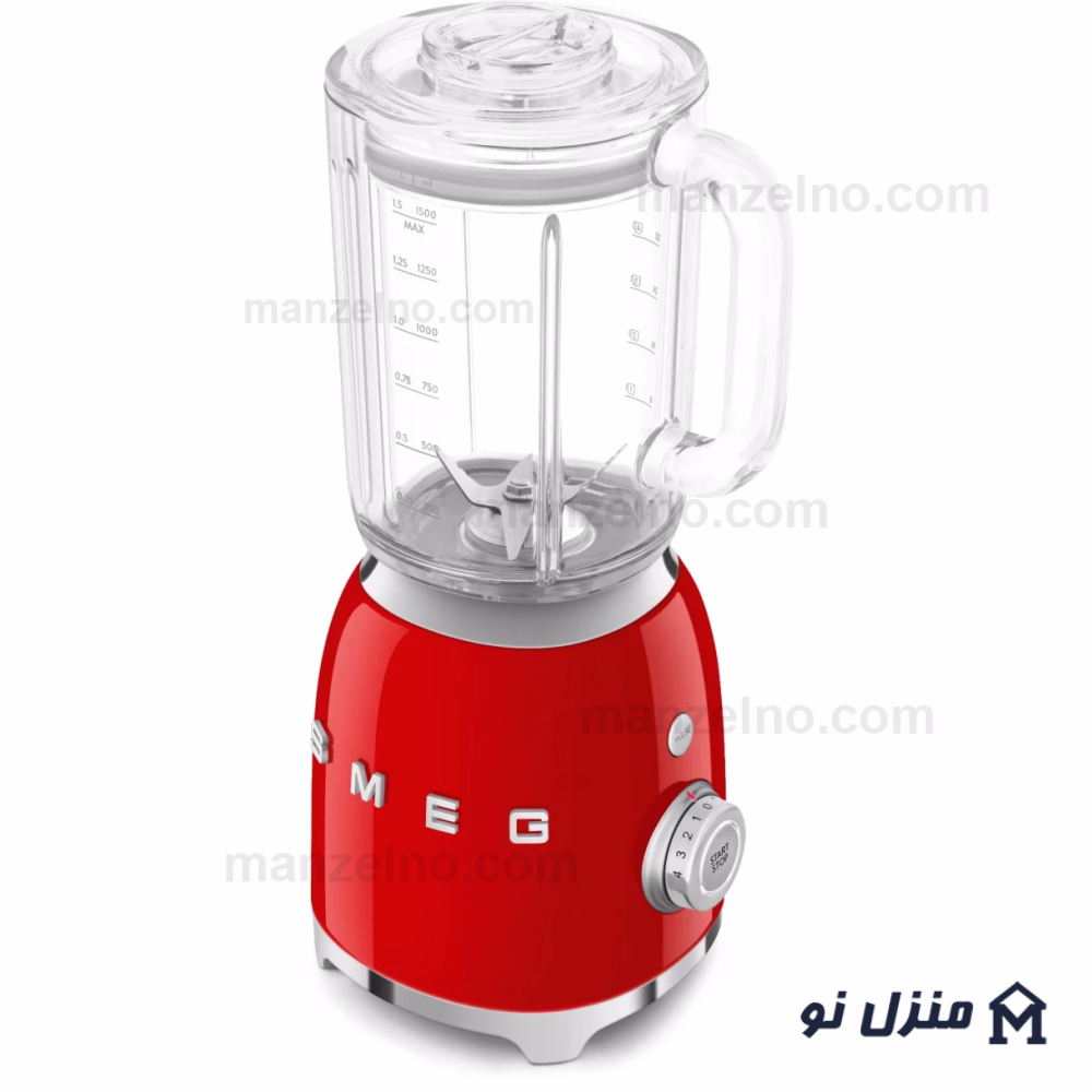  محصول 2 تصویر شماره مخلوط کن اسمگ رنگ قرمز مدل BLF03RD 