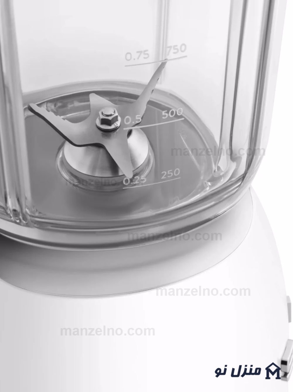  محصول 6 تصویر شماره مخلوط کن اسمگ رنگ سفید مدل BLF03WH 