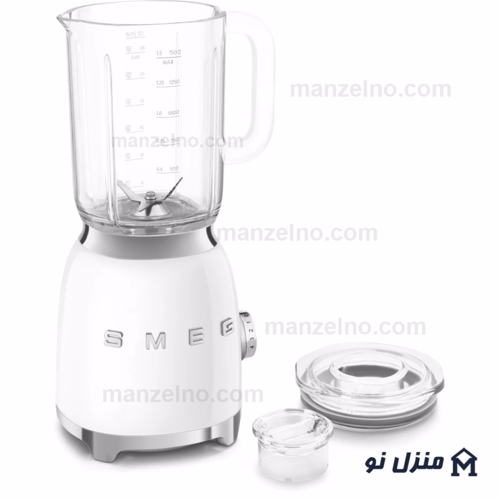  محصول 4 تصویر شماره مخلوط کن اسمگ رنگ سفید مدل BLF03WH 