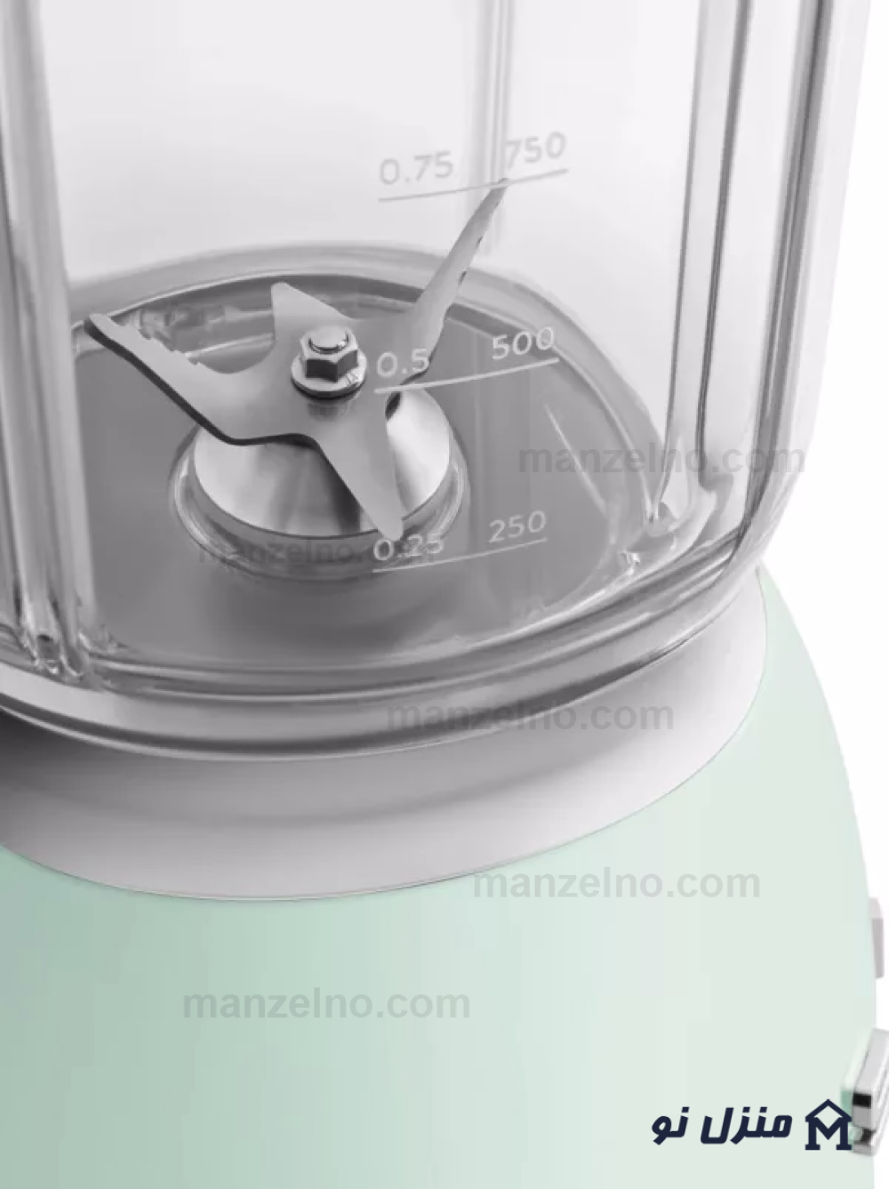  محصول 6 تصویر شماره مخلوط کن اسمگ رنگ سبز پاستیلی مدل BLF03PG 