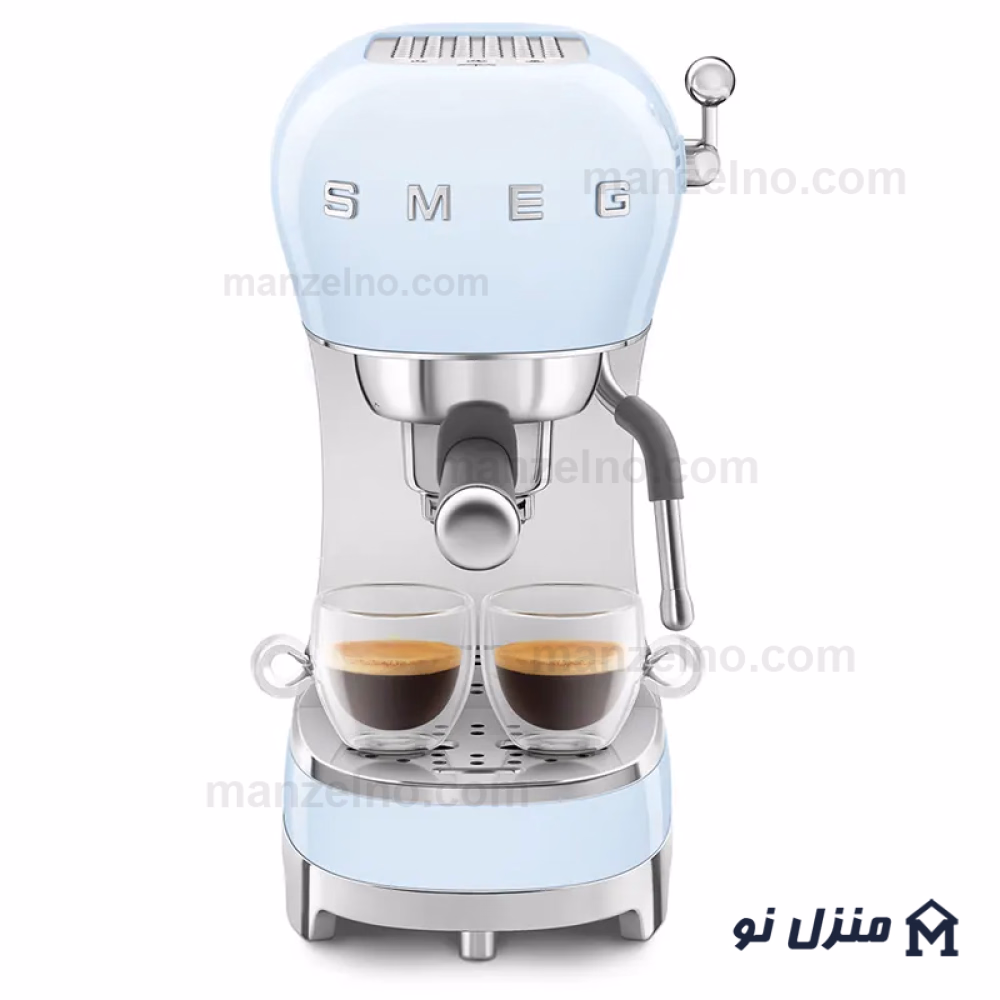 محصول 4 تصویر شماره اسپرسوساز اسمگ رنگ آبی پاستیلی مدل ECF02PB 
