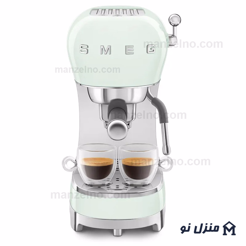  محصول 3 تصویر شماره اسپرسوساز اسمگ رنگ سبز پاستیلی مدل ECF02PG 