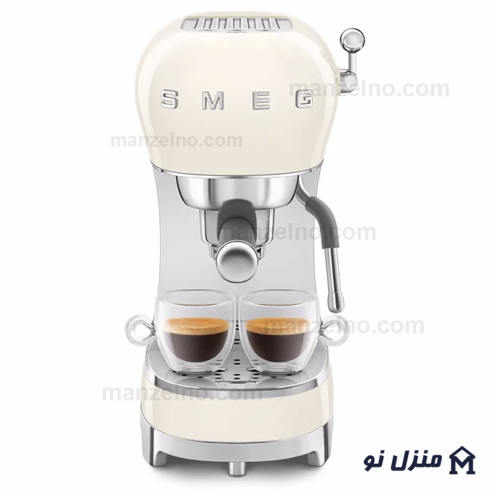  محصول 4 تصویر شماره اسپرسوساز اسمگ رنگ کرم مدل ECF02CR 