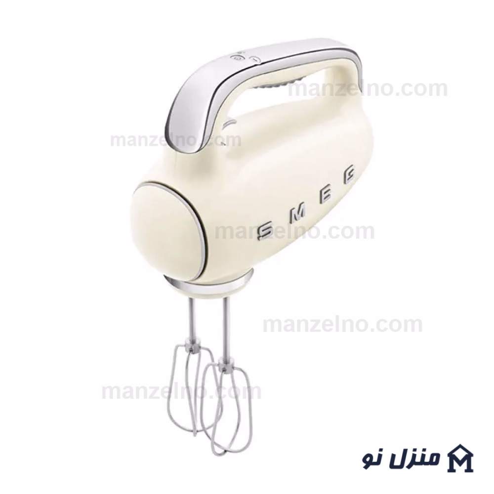  محصول 3 تصویر شماره همزن دستی اسمگ رنگ کرم مدل HMF01CR 