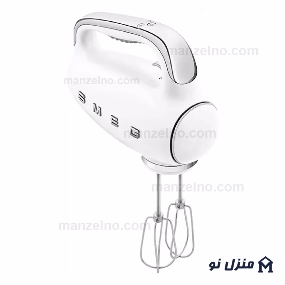  محصول 3 تصویر شماره همزن دستی اسمگ رنگ سفیدمدل HMF01WH 