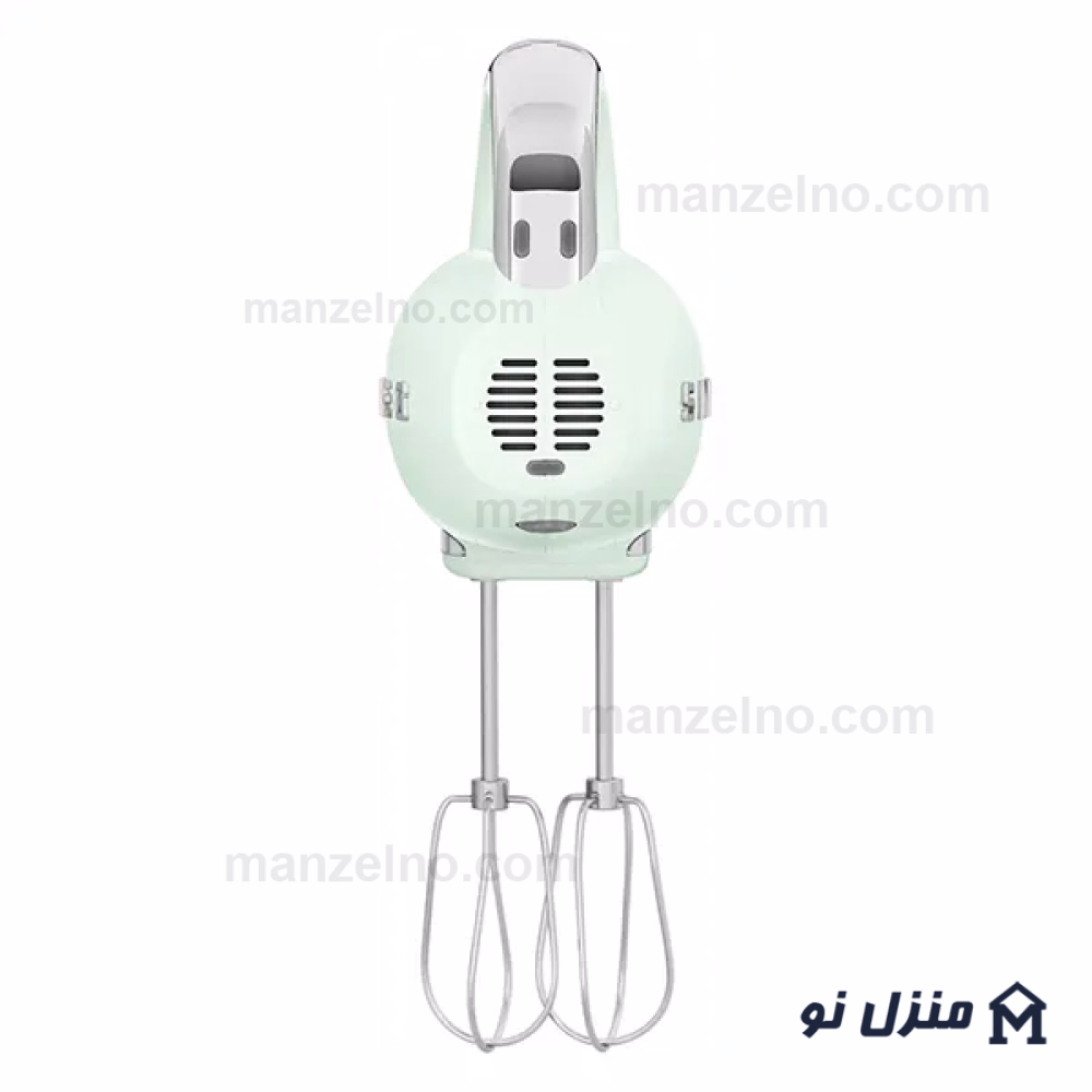  محصول 2 تصویر شماره همزن دستی اسمگ رنگ سبز پاستیلی مدل HMF01PG 