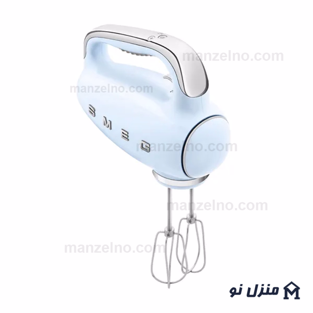  محصول 3 تصویر شماره همزن دستی اسمگ رنگ آبی پاستیلی مدل HMF01PB 