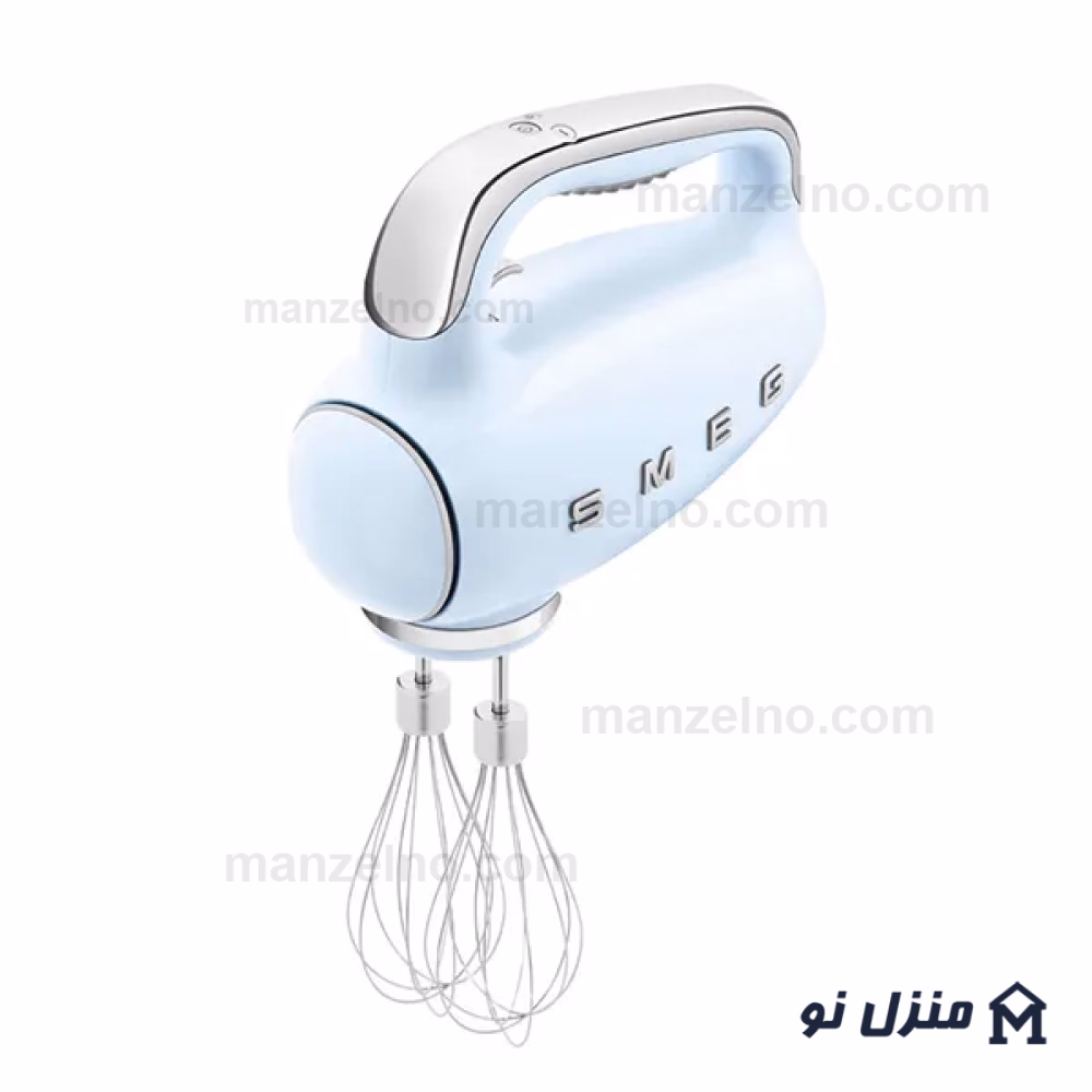  محصول 2 تصویر شماره همزن دستی اسمگ رنگ آبی پاستیلی مدل HMF01PB 