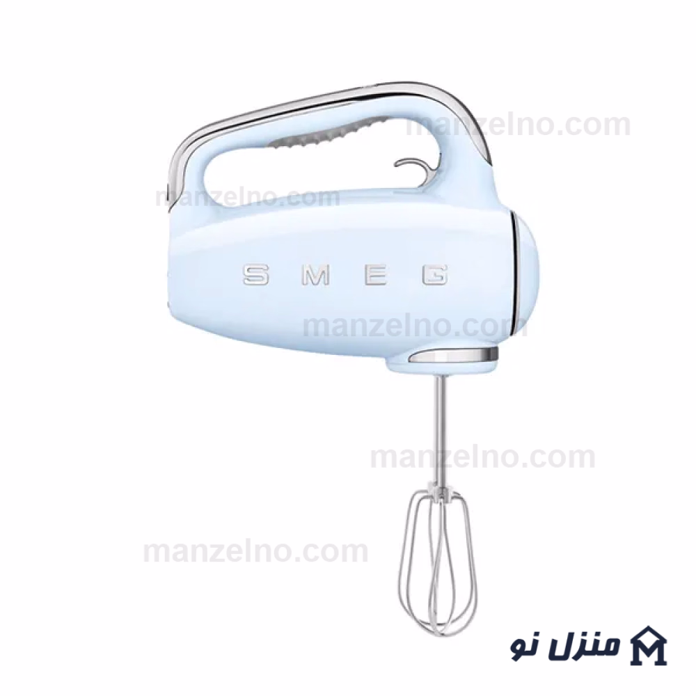  محصول 1 تصویر شماره همزن دستی اسمگ رنگ آبی پاستیلی مدل HMF01PB 